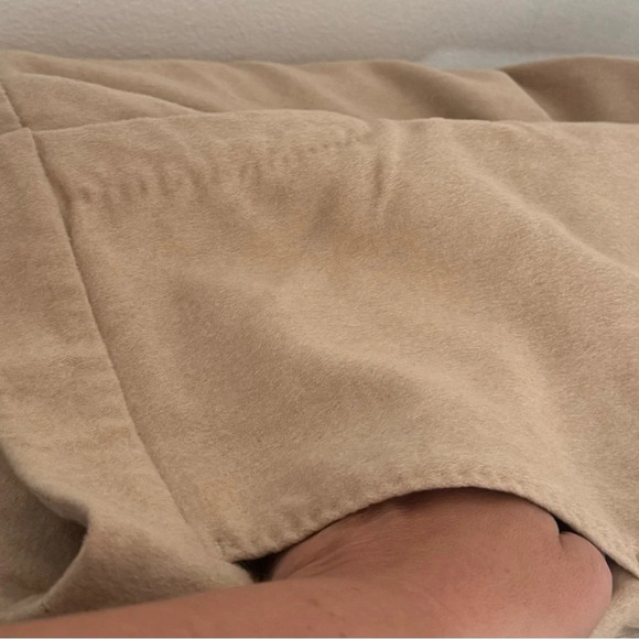 MAX MARA Italy High Rise 100% Camel Hair Trouser Dress Pant Luxury Sz 8 *FLAW* - Picture 7 of 13